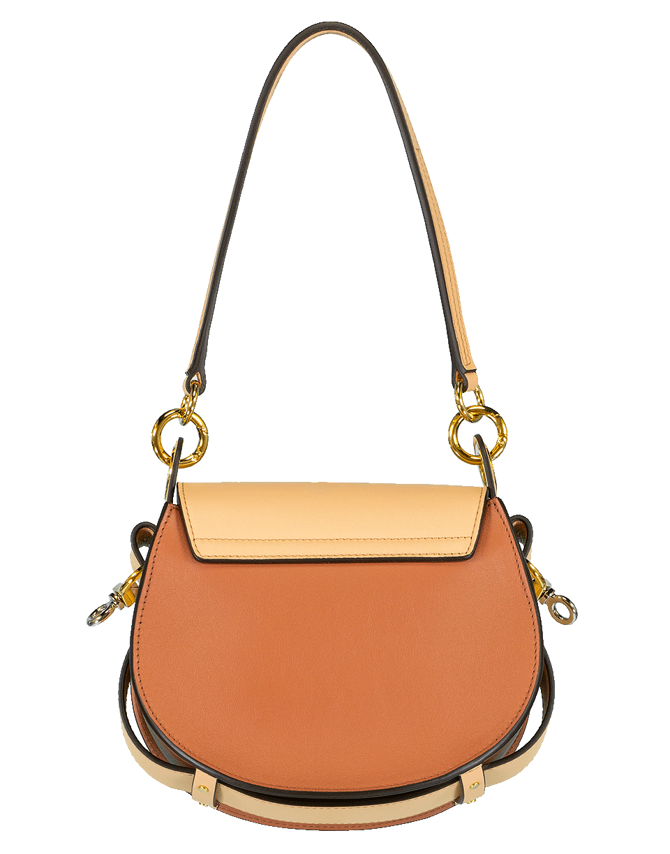CHLOÉ-Tess Embroidered Horses Bag-BROWN