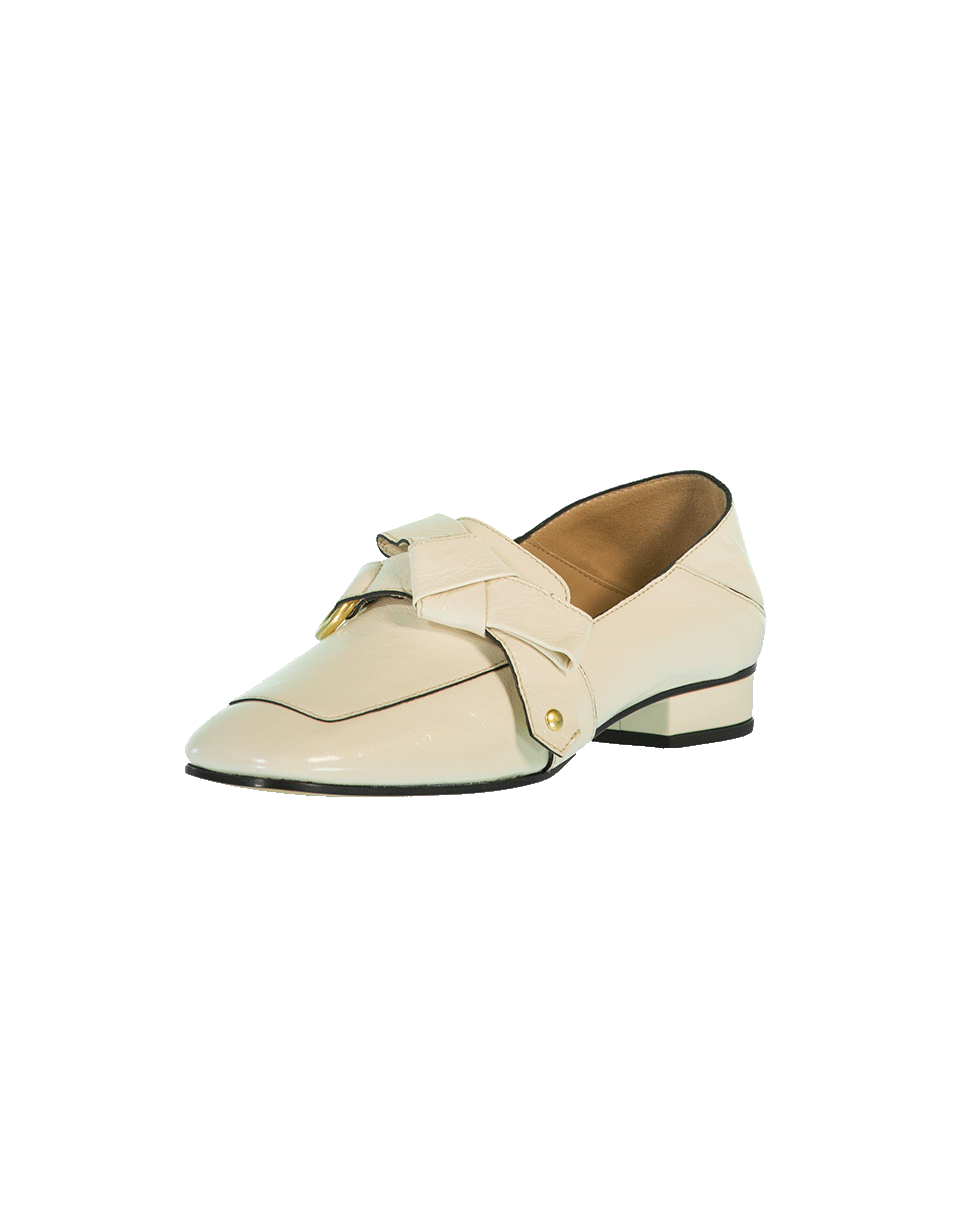 CHLOÉ-Quincey Patent Bow Loafer-