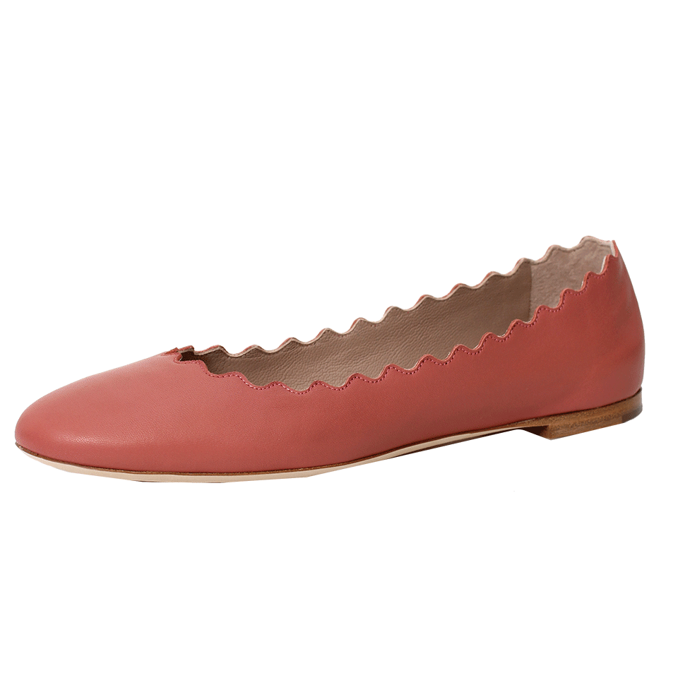 CHLOÉ-Scallop Ballerina-