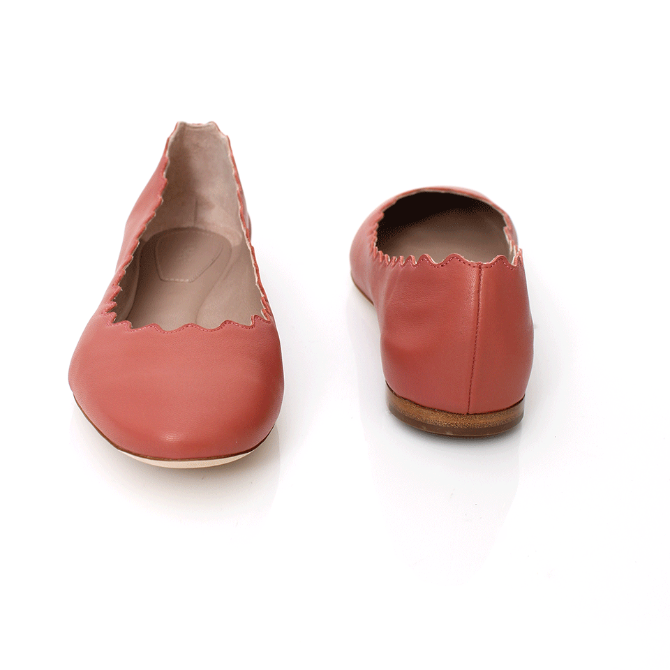 CHLOÉ-Scallop Ballerina-