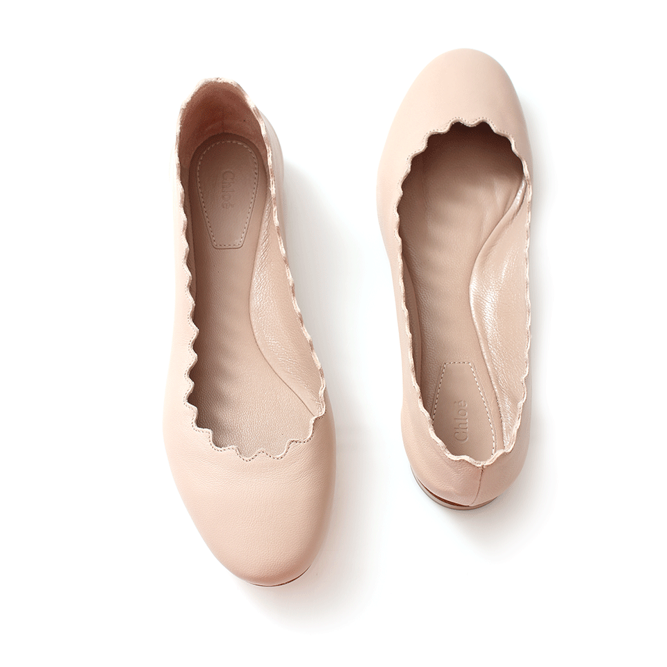 CHLOÉ-Scallop Ballerina-