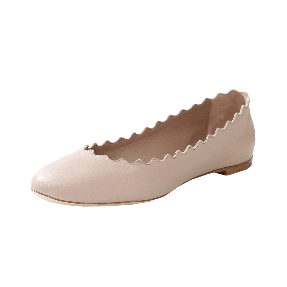 CHLOÉ-Scallop Ballerina-