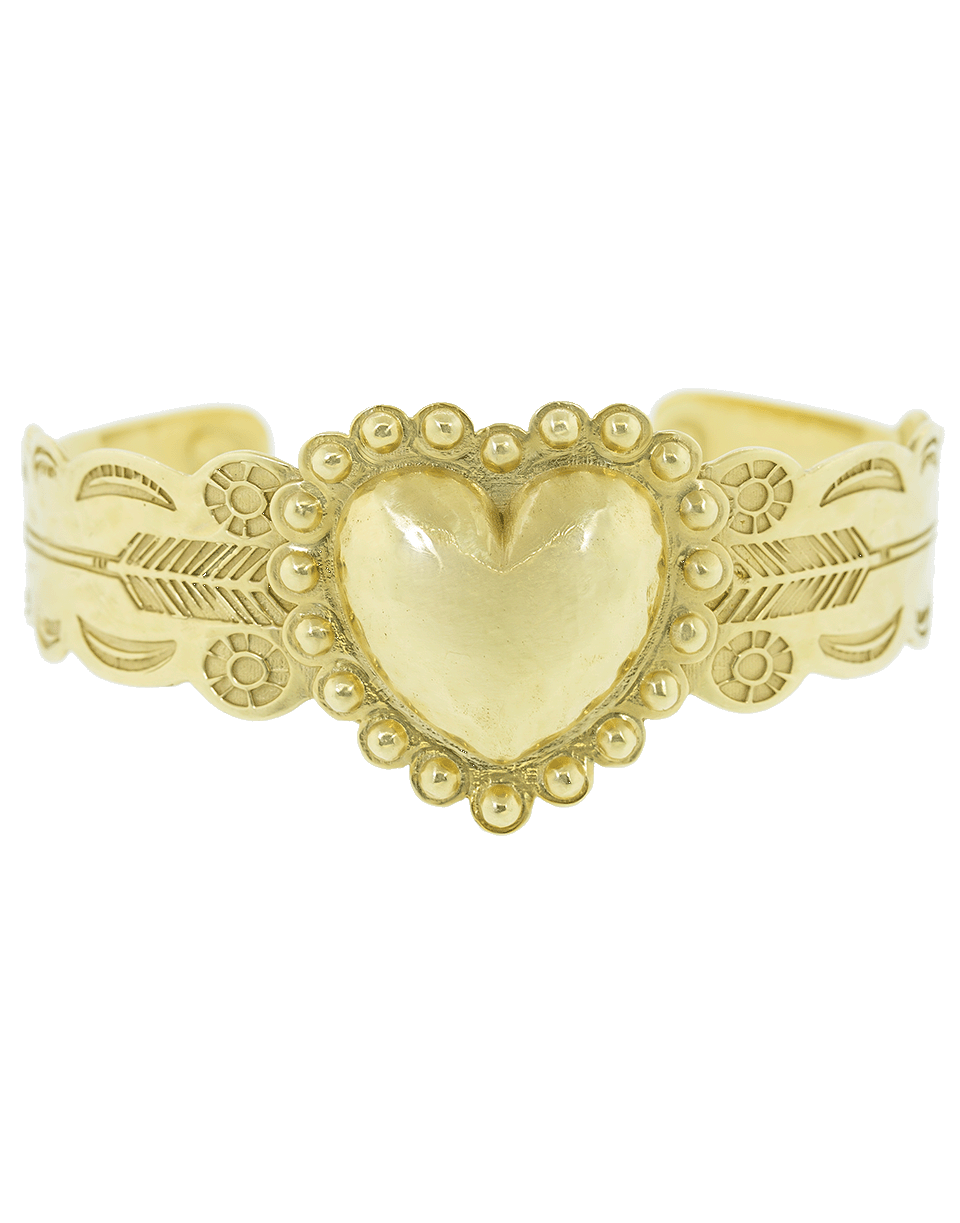 CHRISTINA ALEXIOU-Heart Bracelet-YELLOW GOLD