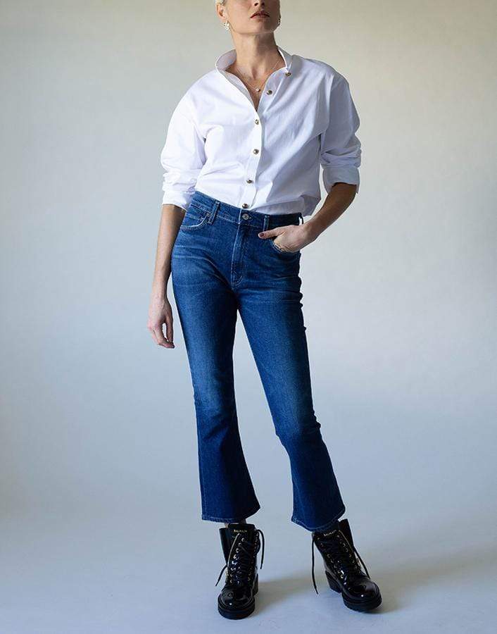 CITIZENS of HUMANITY-Clearwater Demy Cropped Flare Jean-