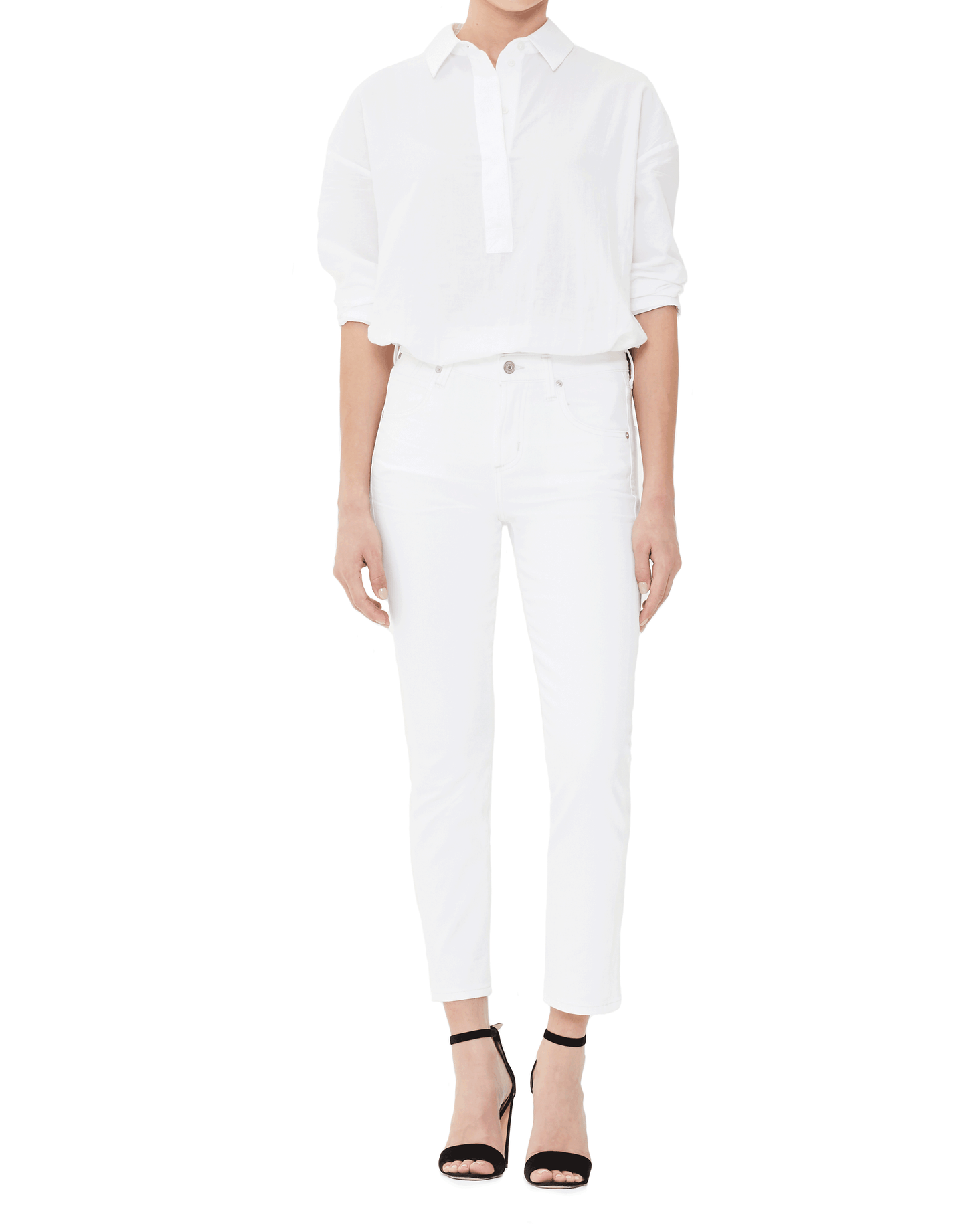 CITIZENS of HUMANITY-Elsa Mid Rise Slim Cropped Jean-