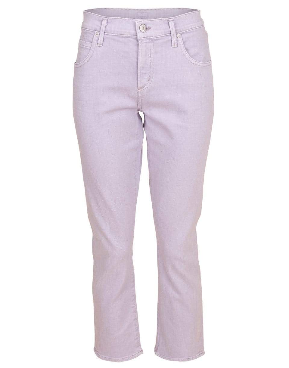 CITIZENS of HUMANITY-French Lavender Elsa Mid Rise Slim Crop Jean-