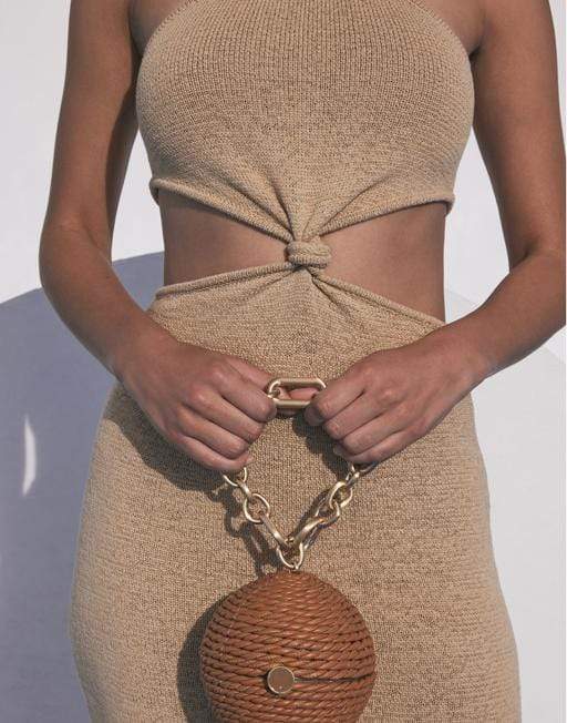 CULT GAIA-Sand Cameron Knit Dress-