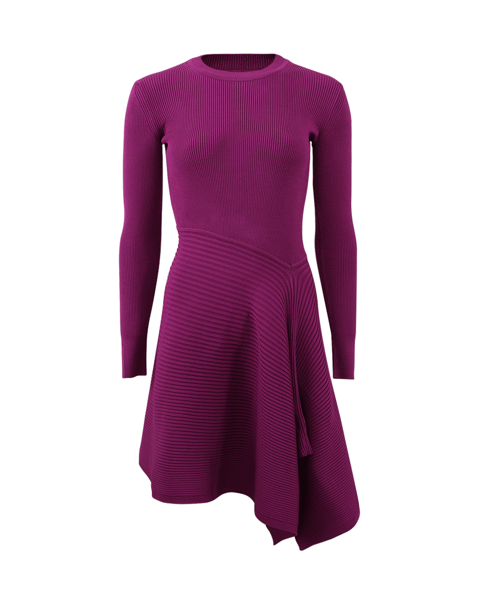 Asymmetrical Knit Dress CLOTHINGDRESSCASUAL CUSHNIE   