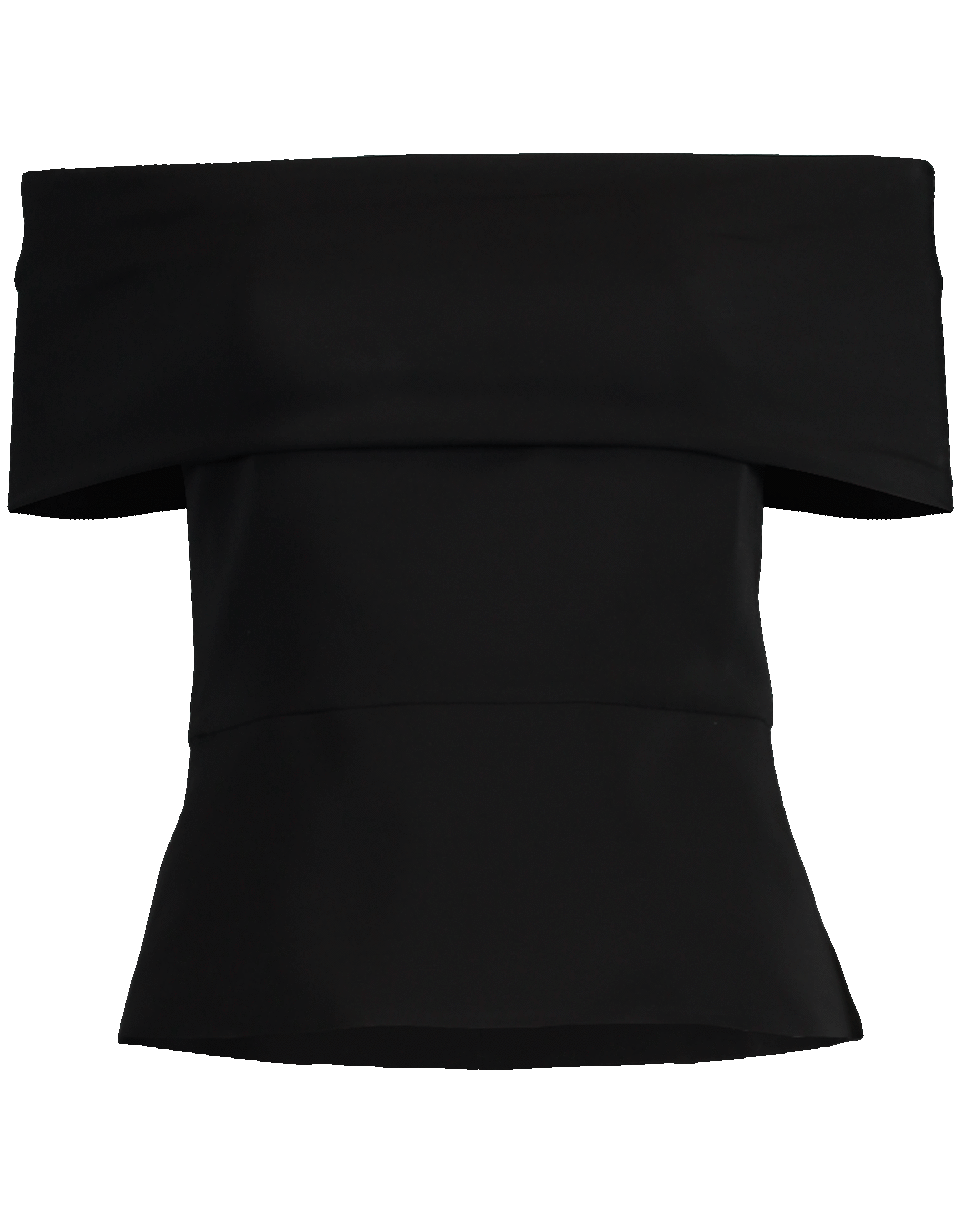 Off Shoulder Fitted Peplum Top CLOTHINGTOPBLOUSE CUSHNIE   