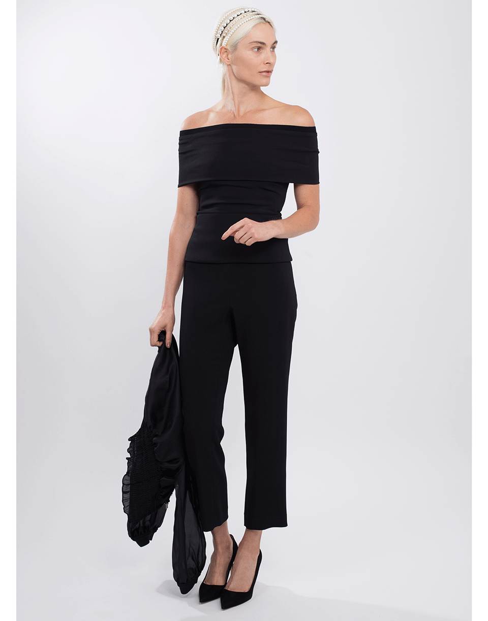 Off Shoulder Fitted Peplum Top CLOTHINGTOPBLOUSE CUSHNIE   