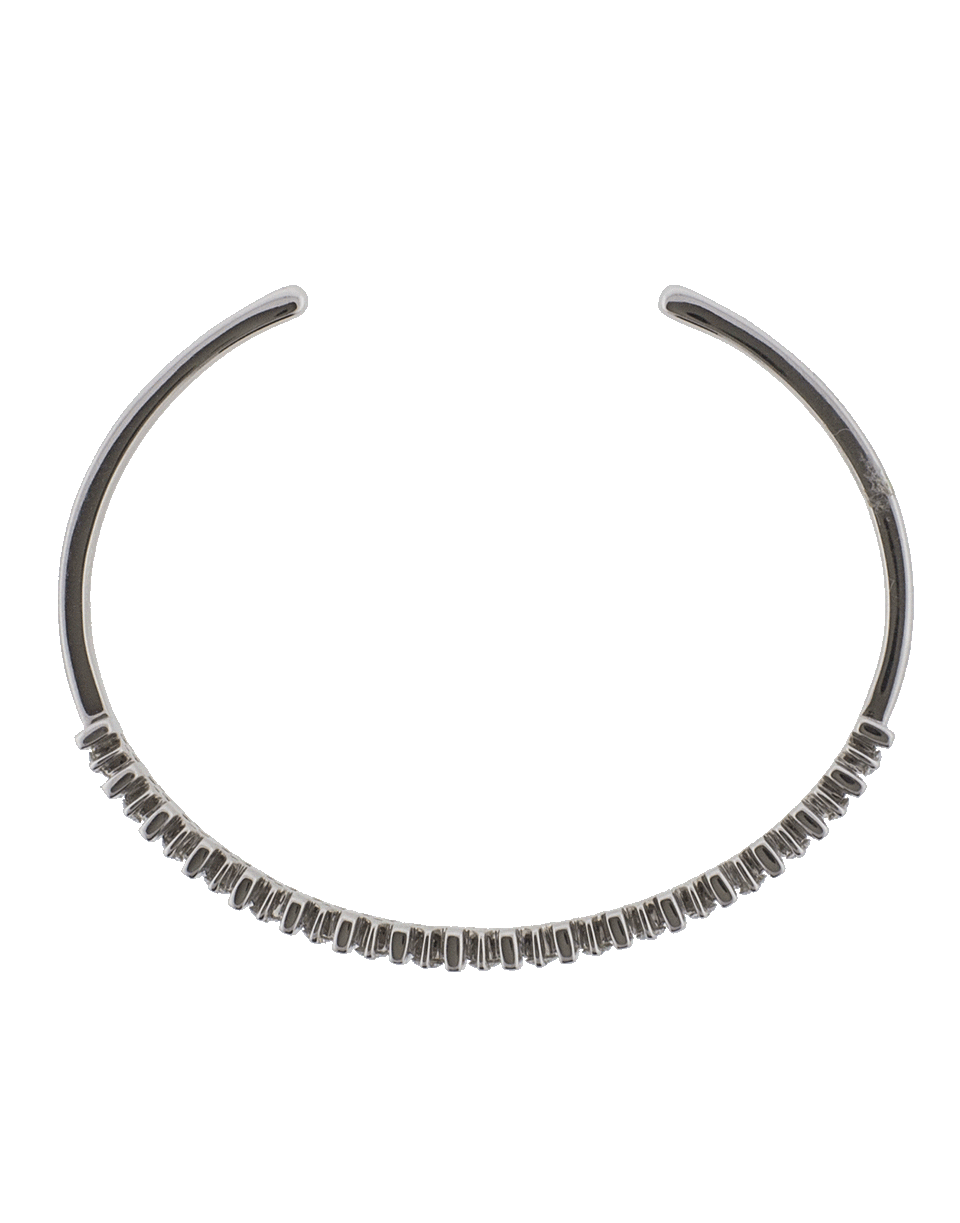 DANA REBECCA DESIGNS-Diamond Cuff Bracelet-WHITE GOLD