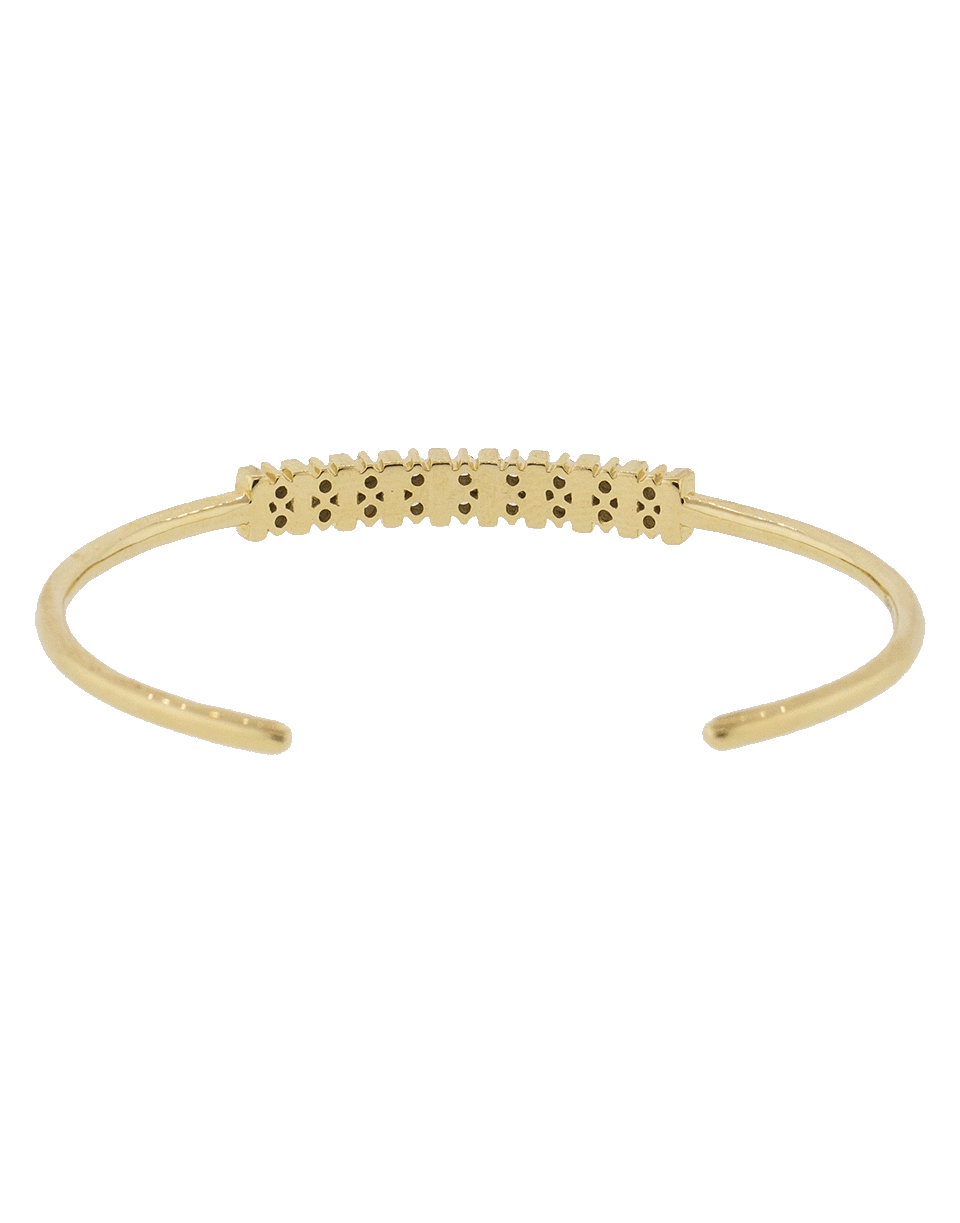 DANA REBECCA DESIGNS-Diamond Cuff Bracelet-YELLOW GOLD