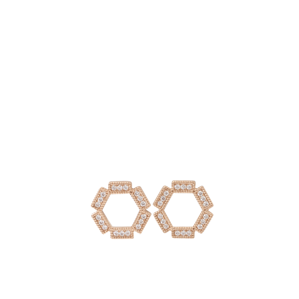 DANA REBECCA DESIGNS-Brielle Rose Diamond Earrings-ROSE GOLD