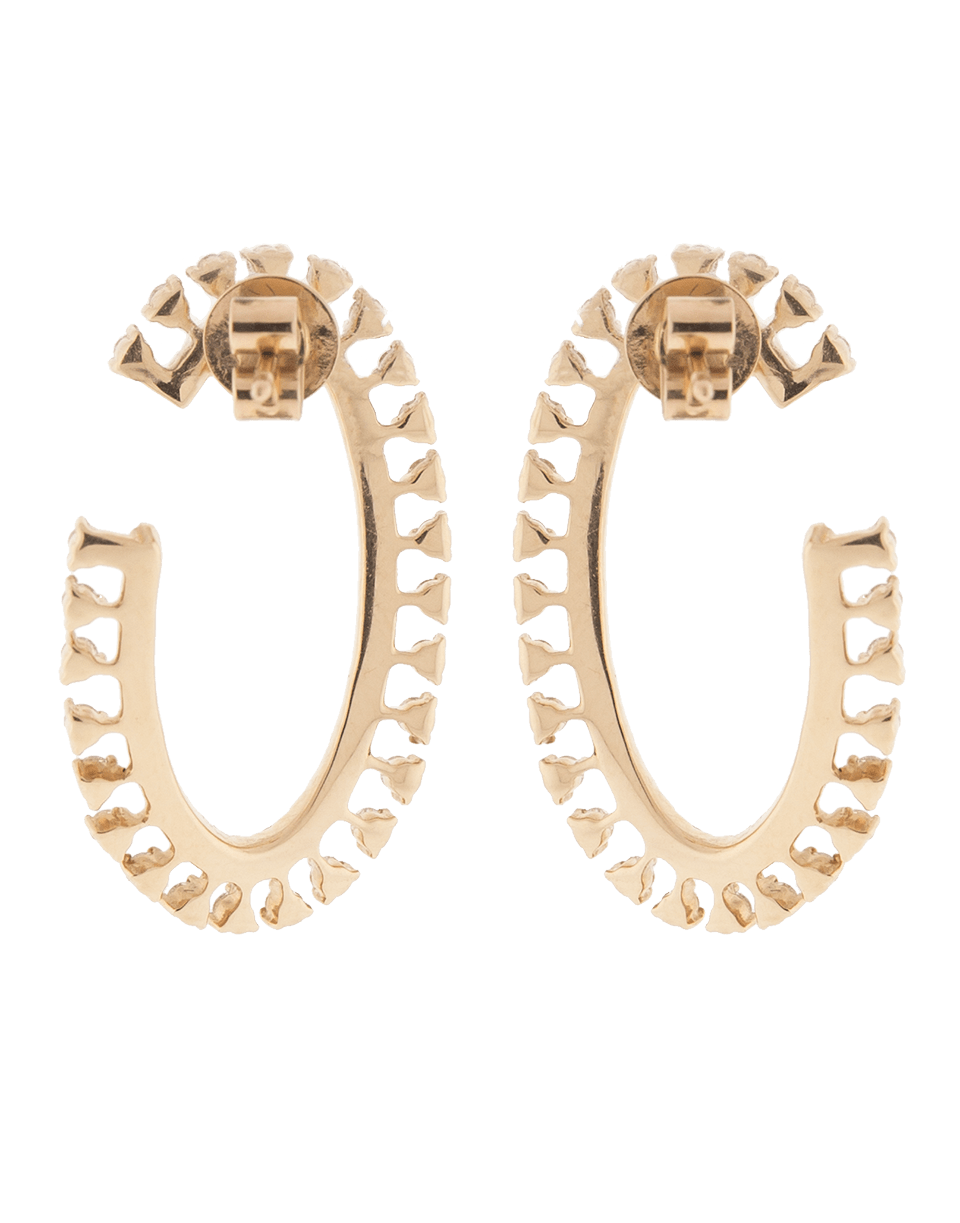 DANA REBECCA DESIGNS-Diamond Oval Hoop Earrings-ROSE GOLD