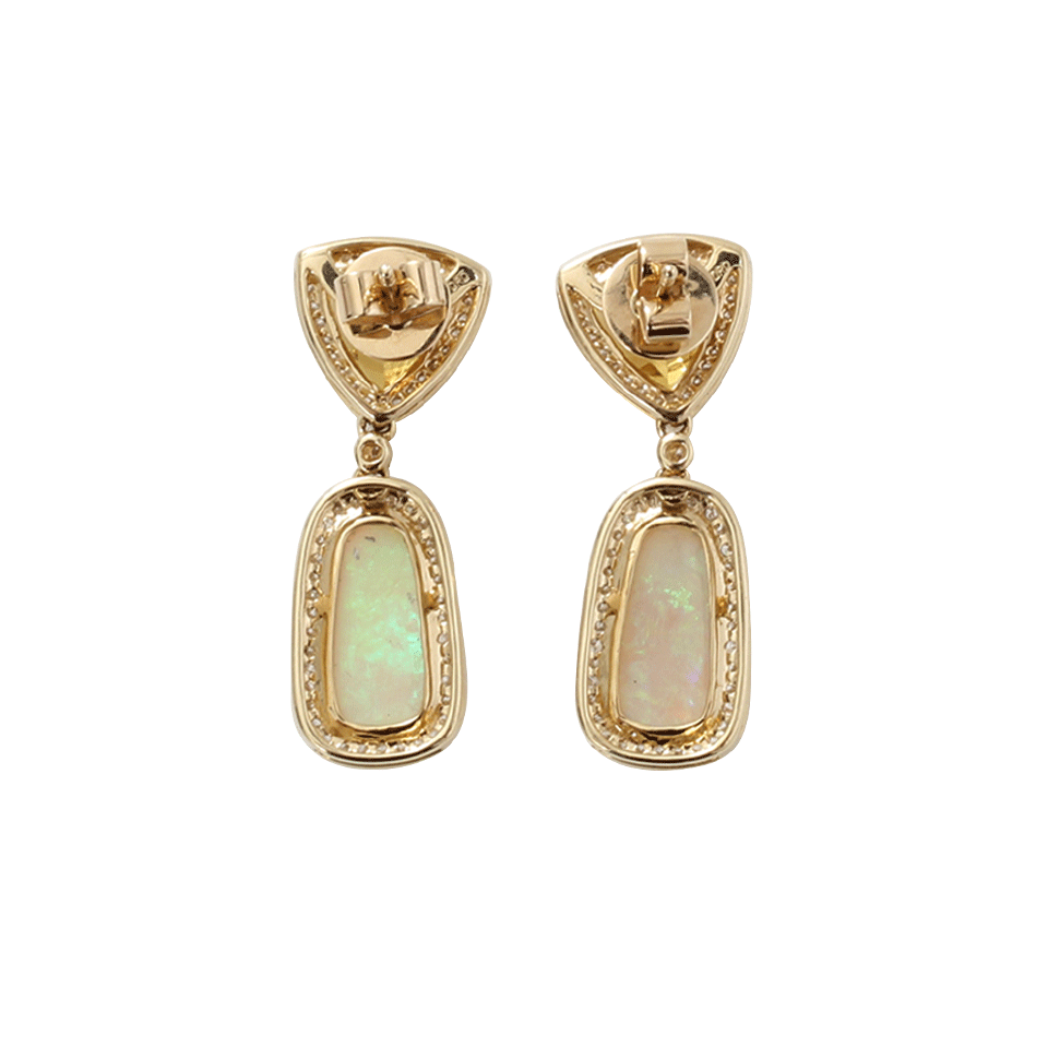 Yellow Beryl And Opal Earrings JEWELRYFINE JEWELEARRING DANA REBECCA DESIGNS   