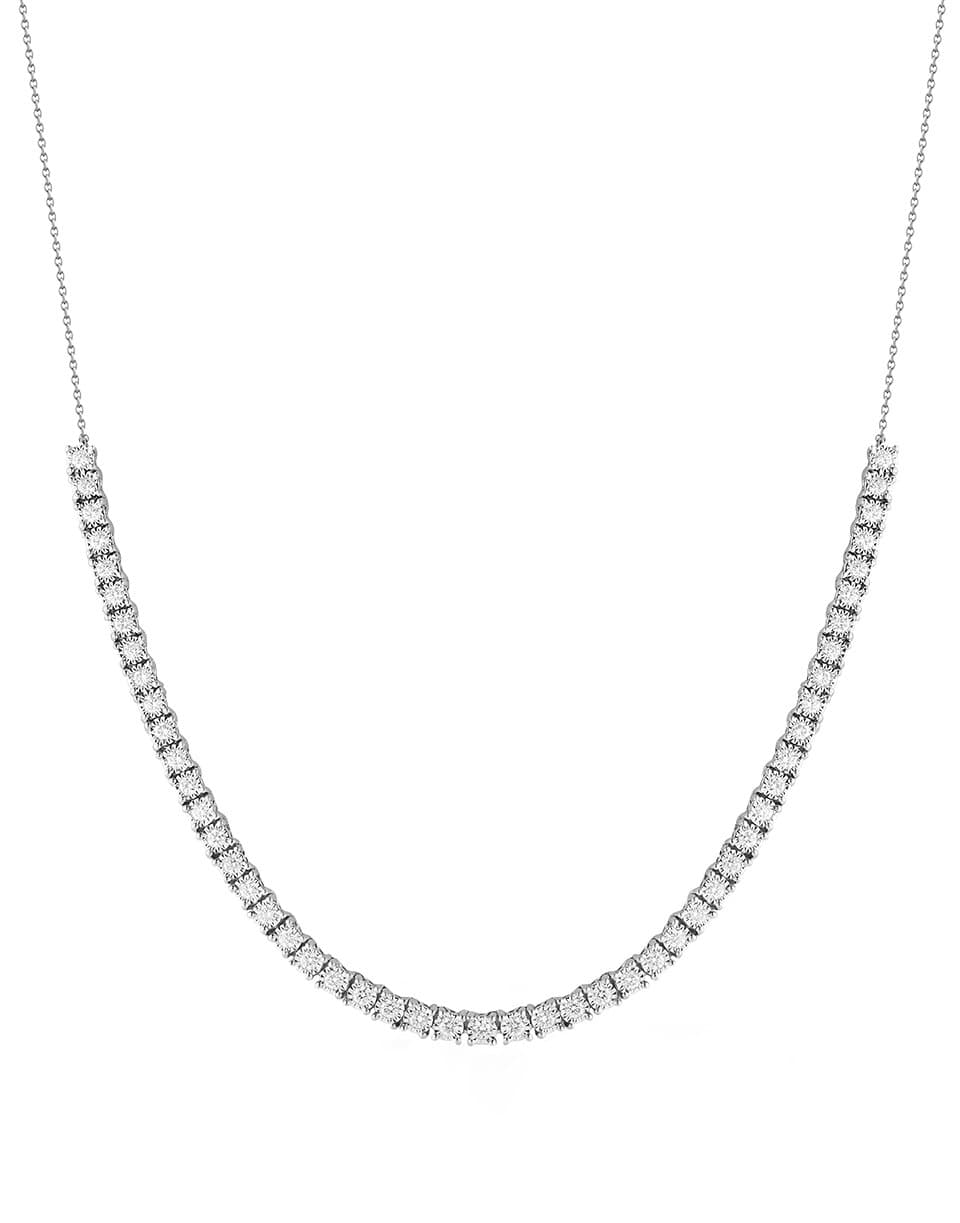 DANA REBECCA DESIGNS-Ava Bea Diamond Tennis Necklace-WHITE GOLD