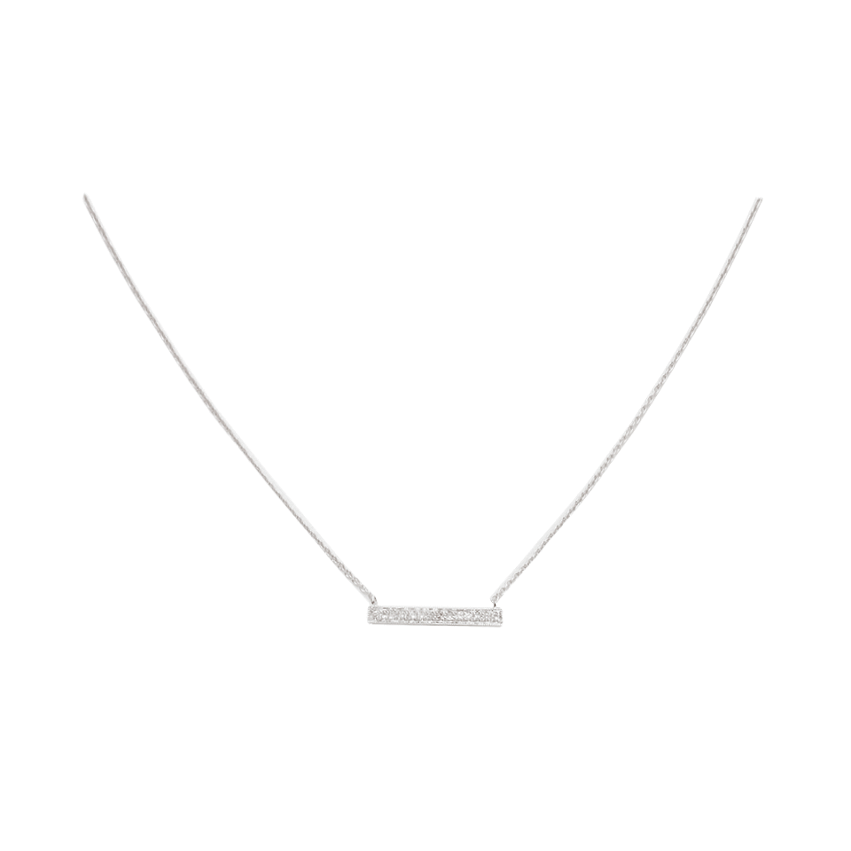 DANA REBECCA DESIGNS-Sylvie Rose Medium Diamond Bar Necklace-WHITE GOLD