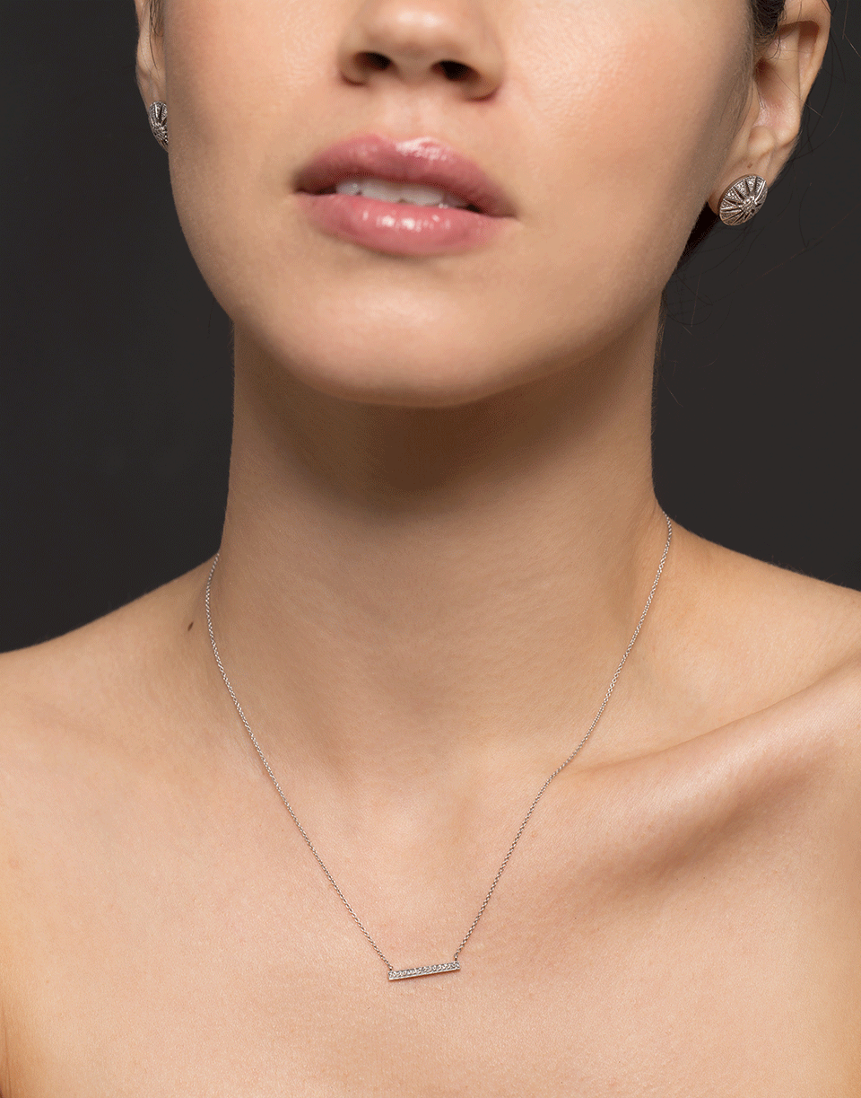 DANA REBECCA DESIGNS-Sylvie Rose Medium Diamond Bar Necklace-WHITE GOLD