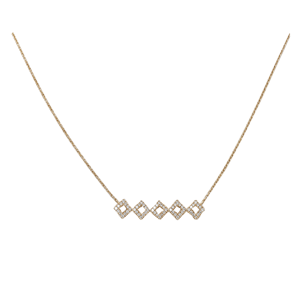 DANA REBECCA DESIGNS-Lisa Michelle Diamond Pendant Necklace-YELLOW GOLD