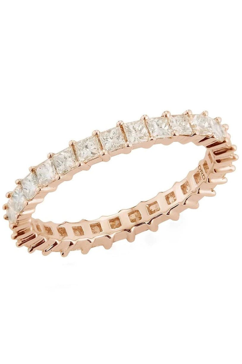 DANA REBECCA DESIGNS-Rose Gold Millie Ryan Diamond Eternity Ring-ROSE GOLD