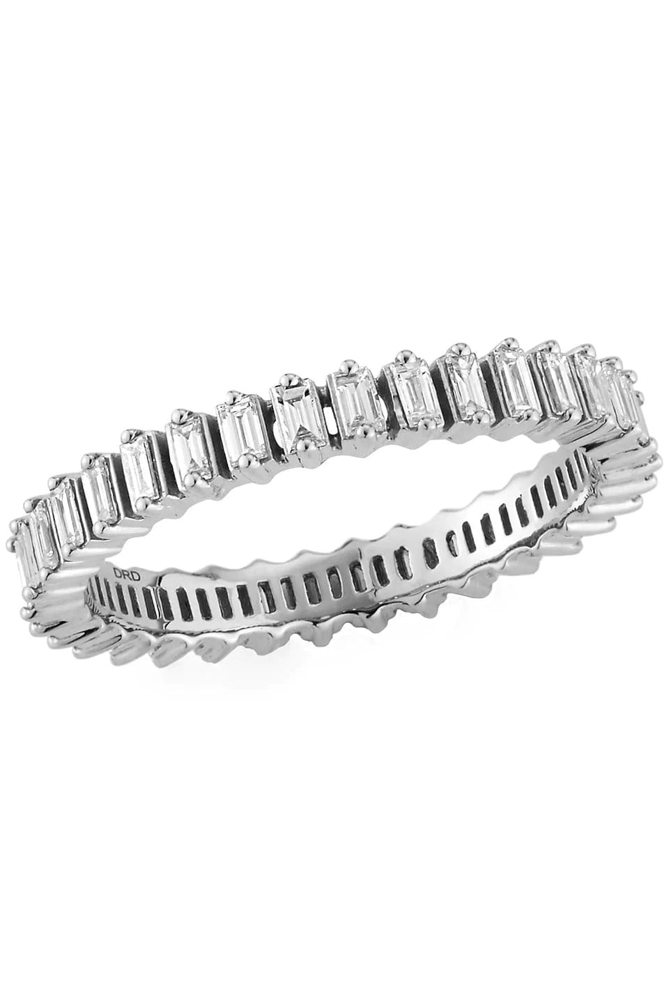 DANA REBECCA DESIGNS-Sadie Pearl Diamond Eternity Ring-WHITE GOLD