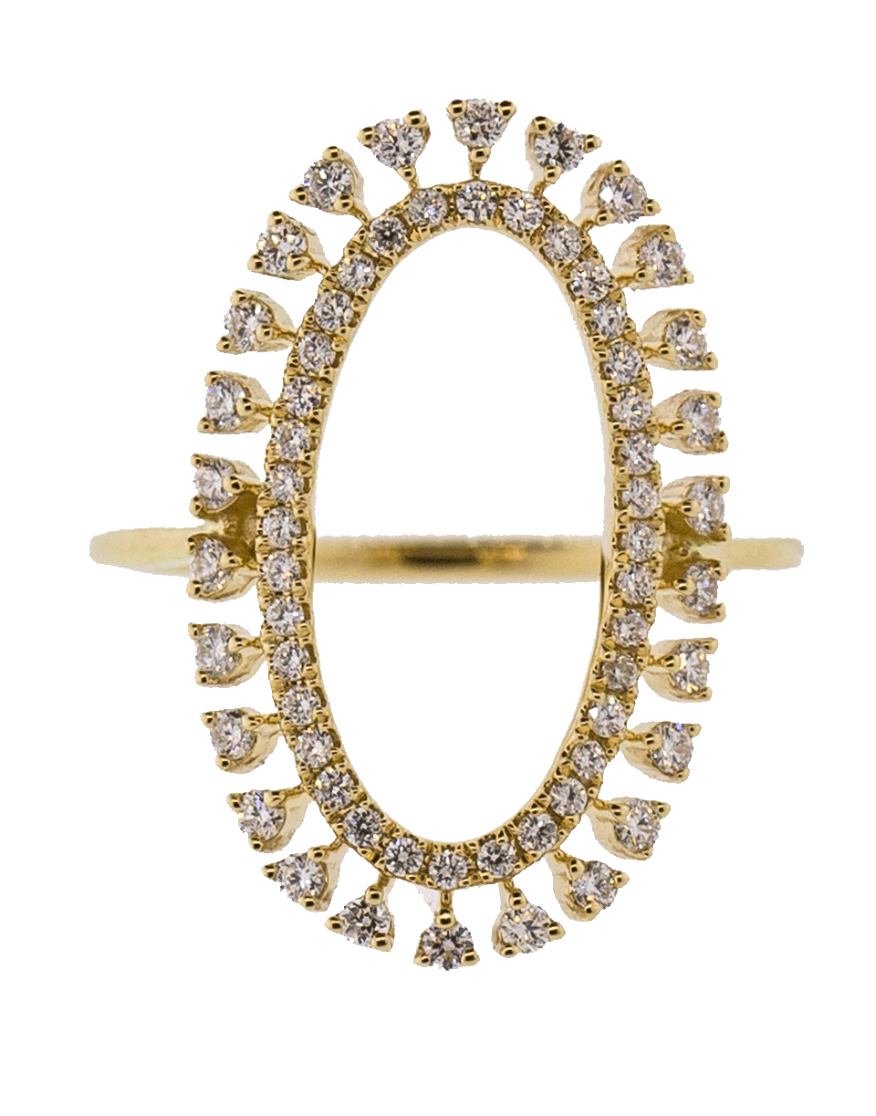 DANA REBECCA DESIGNS-Oval Diamond Ring-YELLOW GOLD