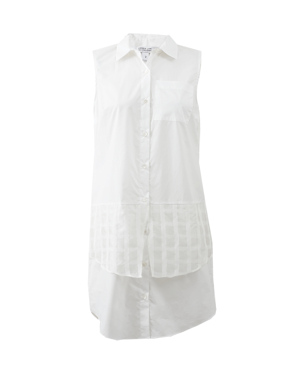 Grid Detail Shirt Dress CLOTHINGDRESSCASUAL DEREK LAM 10 CROSBY   