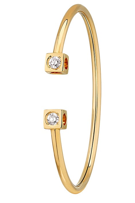 DINH VAN-Le Cube Diamant Large Bracelet-YELLOW GOLD