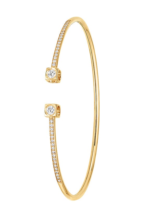 DINH VAN-Le Cube Diamant Medium Bracelet-YELLOW GOLD