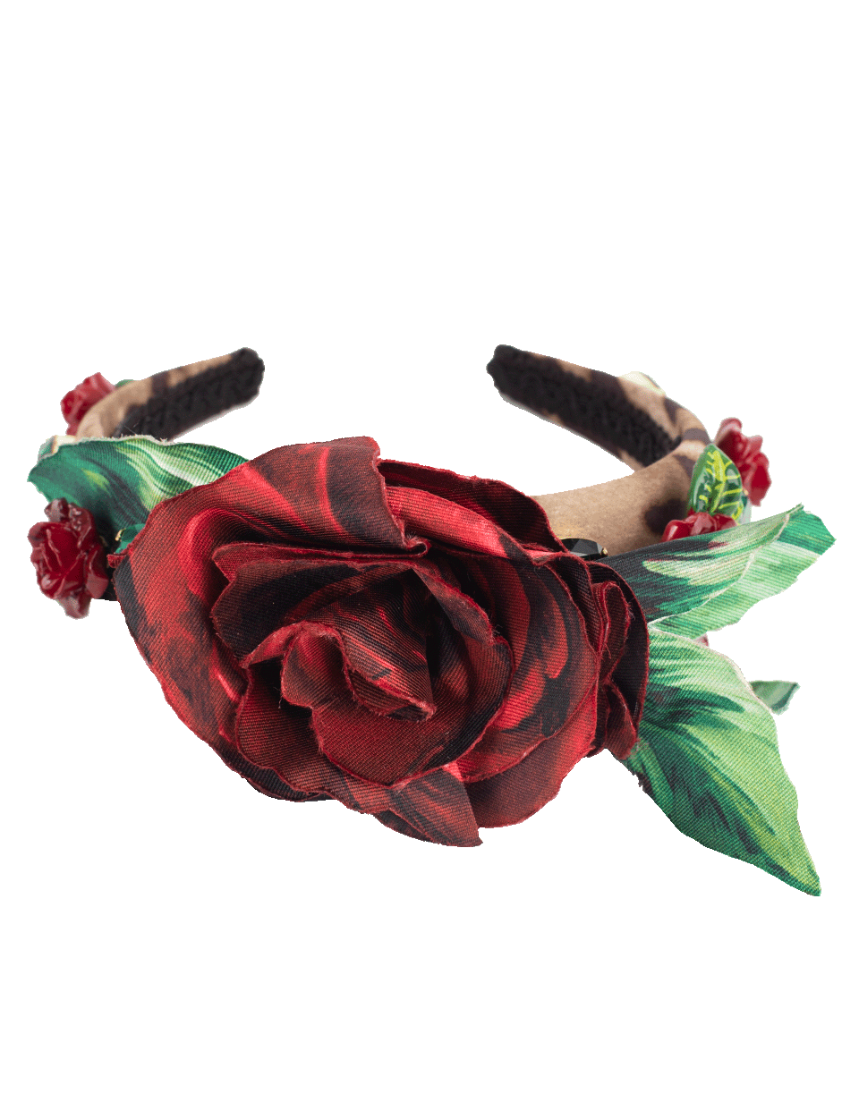 DOLCE & GABBANA-Floral Headband-MULTI
