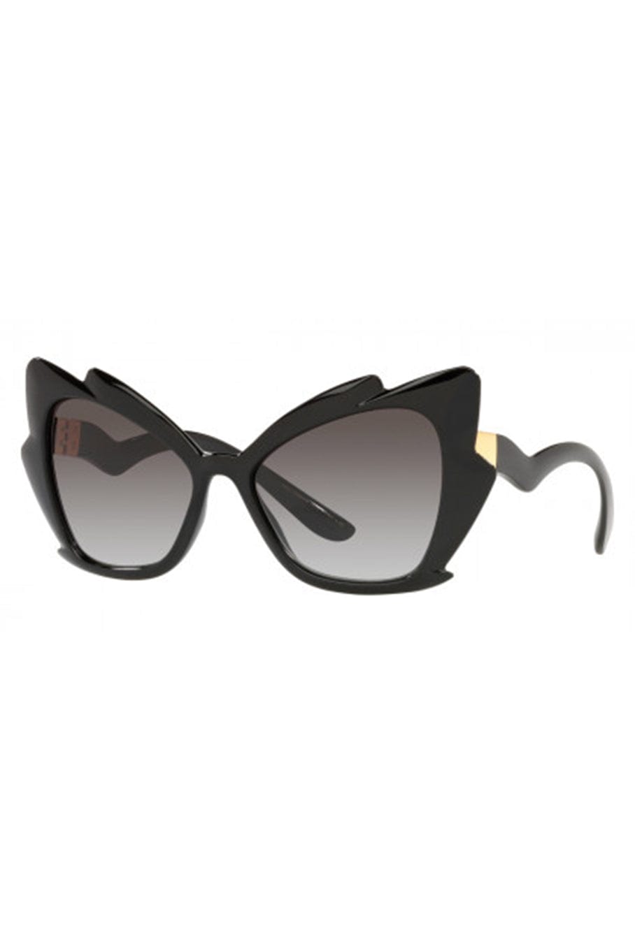 DOLCE & GABBANA-Cat Eye Sunglasses-BLACK/LIGHT GREY