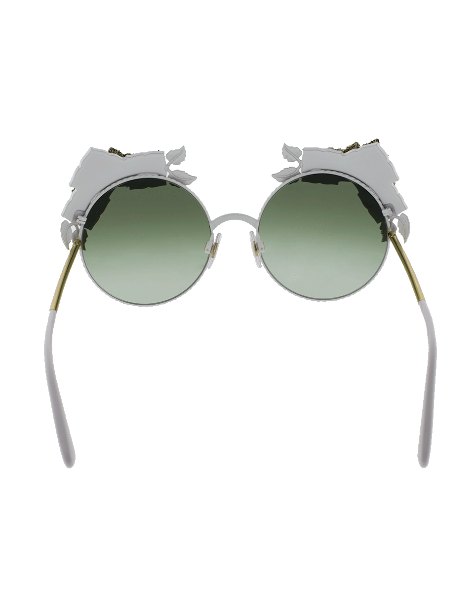 DOLCE & GABBANA-Ortensia Limited Edition Sunglasses-WHITE