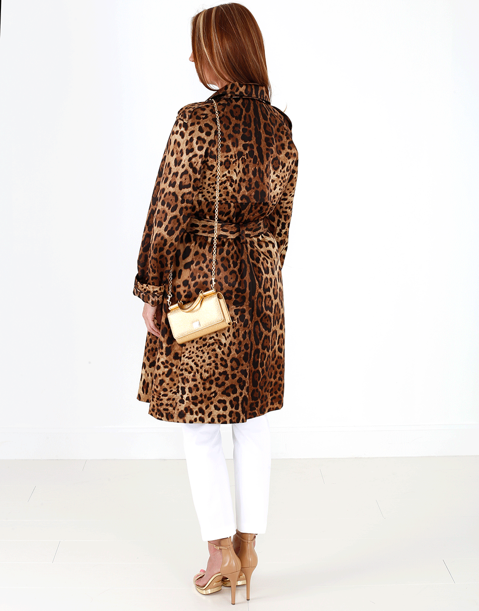 Leopard Trench CLOTHINGCOATTRENCH DOLCE & GABBANA   