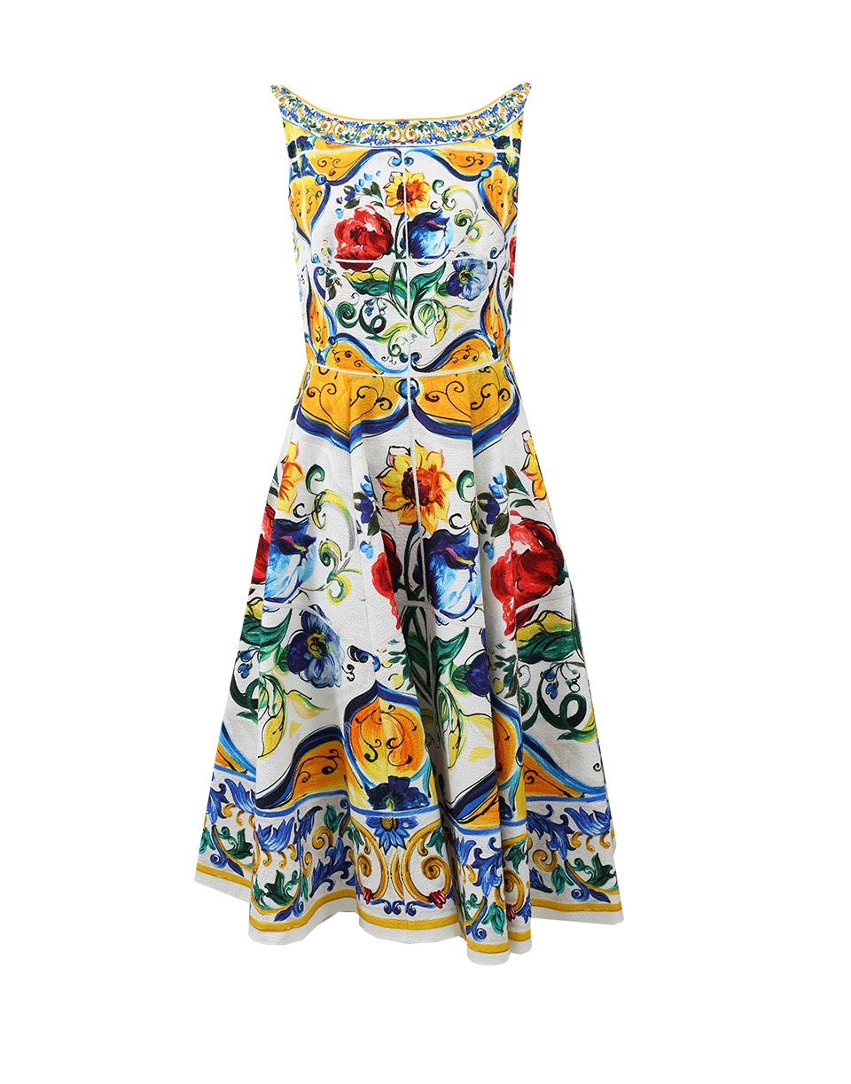 Maiolica Low Back Dress CLOTHINGDRESSCASUAL DOLCE & GABBANA   