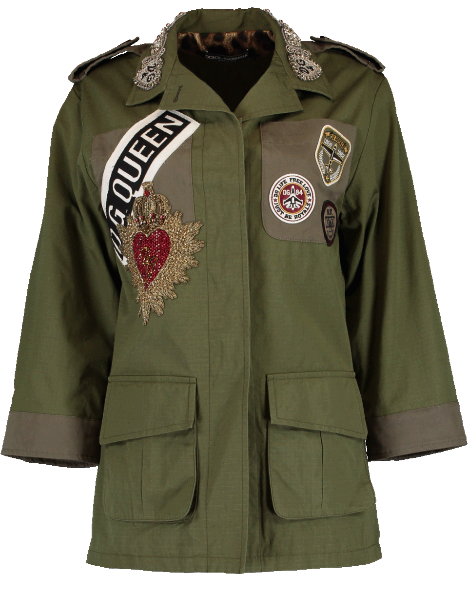 Queen Army Street Jacket CLOTHINGJACKETMISC DOLCE & GABBANA   