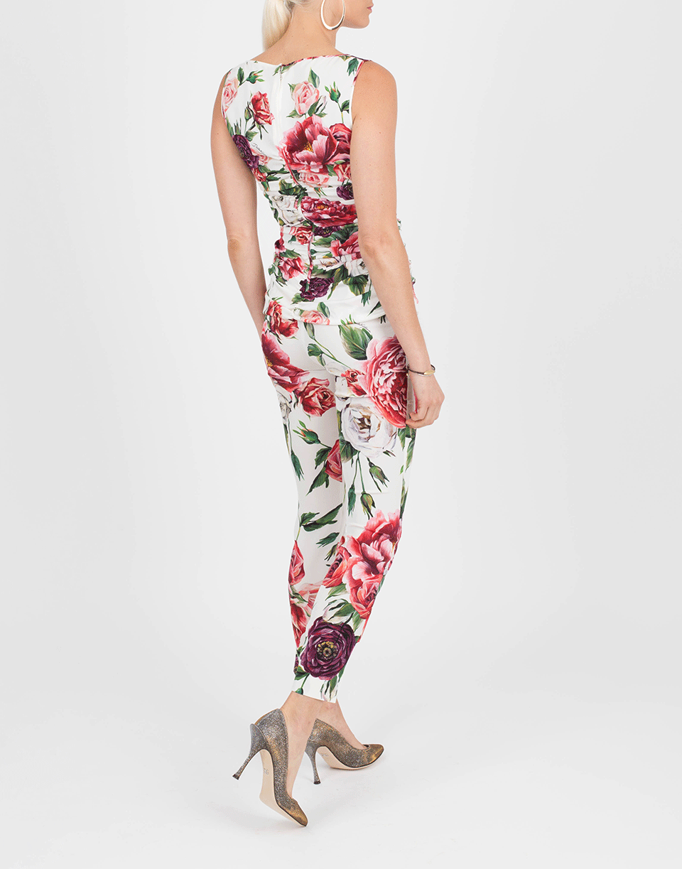 DOLCE & GABBANA-Floral Print Legging-