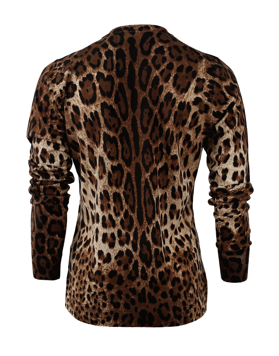 DOLCE & GABBANA-Leopard Cardigan-