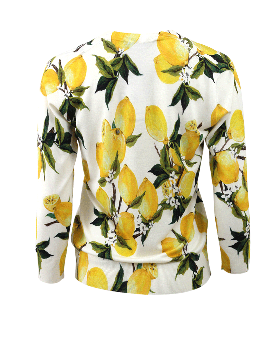 Lemon Print Cashmere Sweater – Marissa Collections