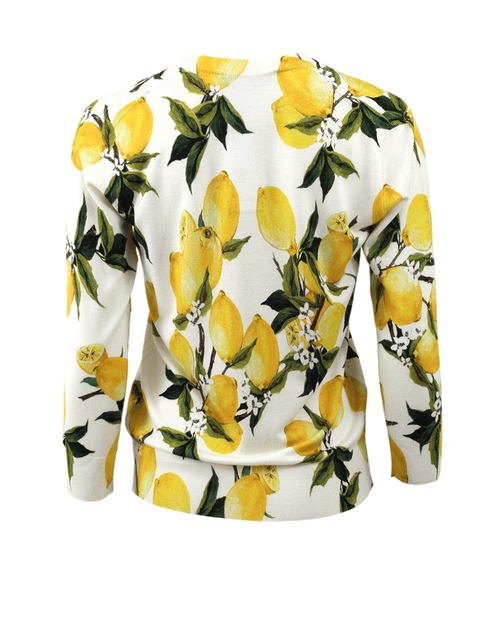 Lemon Print Cashmere Sweater – Marissa Collections