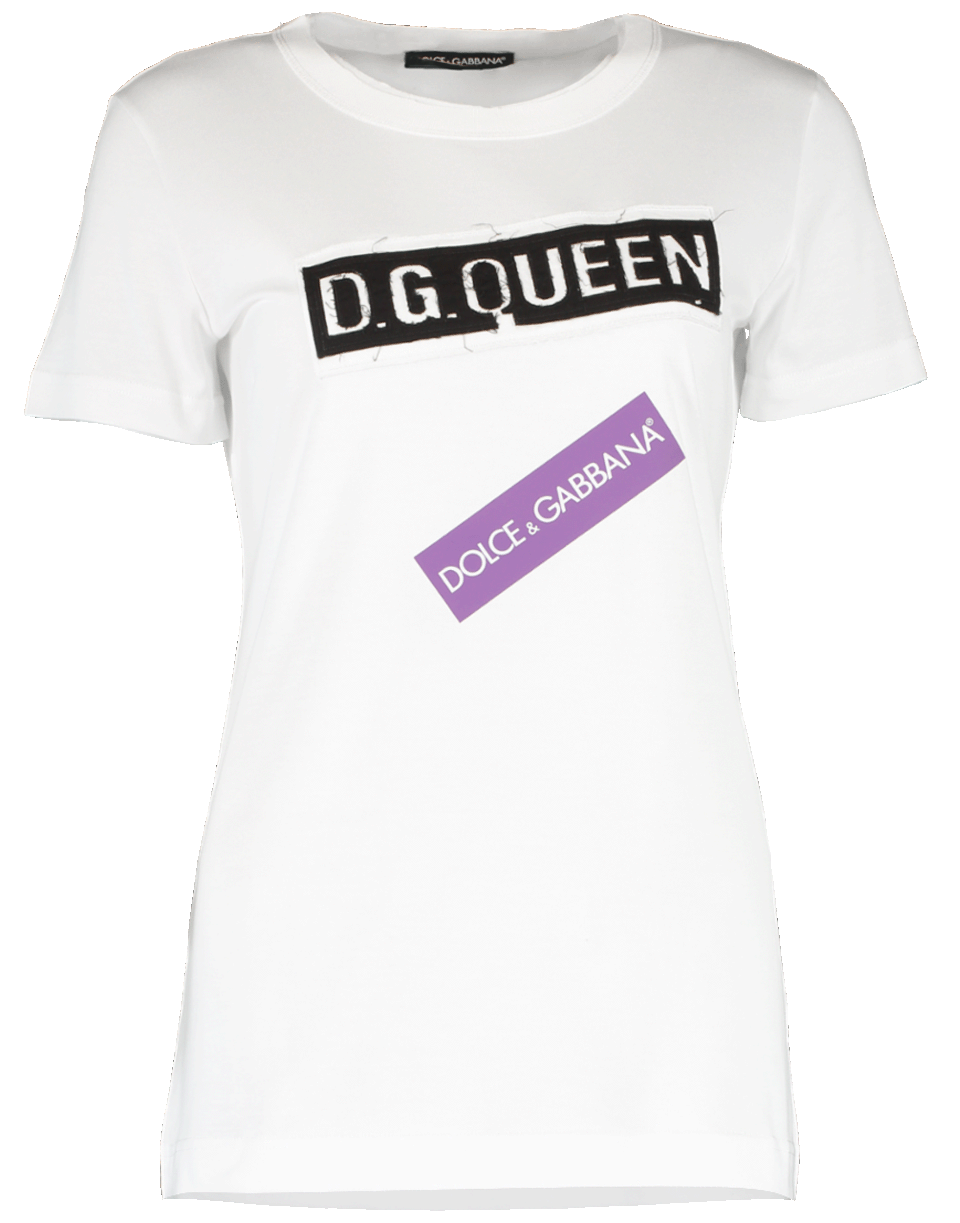 D&G Queen Tee Shirt CLOTHINGTOPT-SHIRT DOLCE & GABBANA   