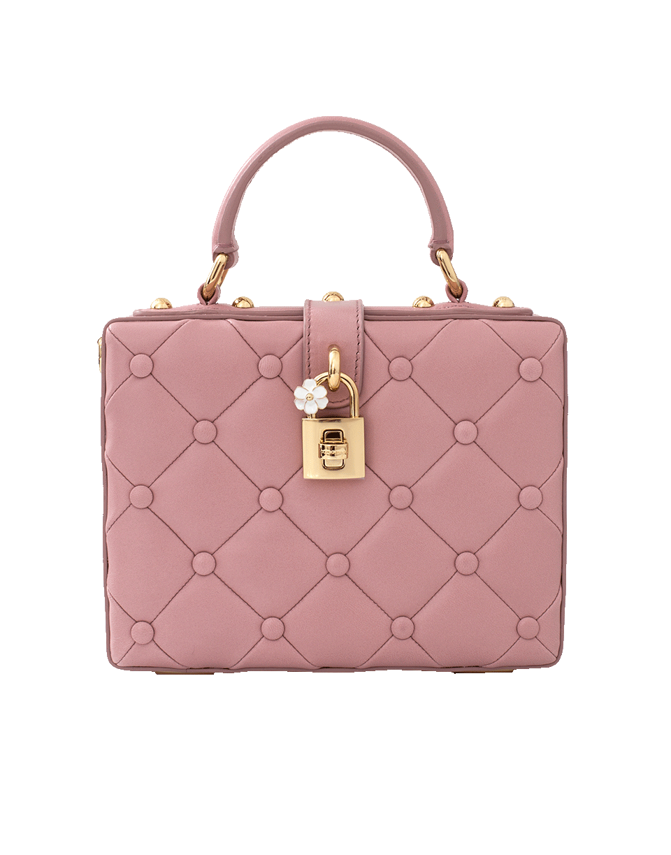 DOLCE & GABBANA-Quilted Box Bag-ROSA