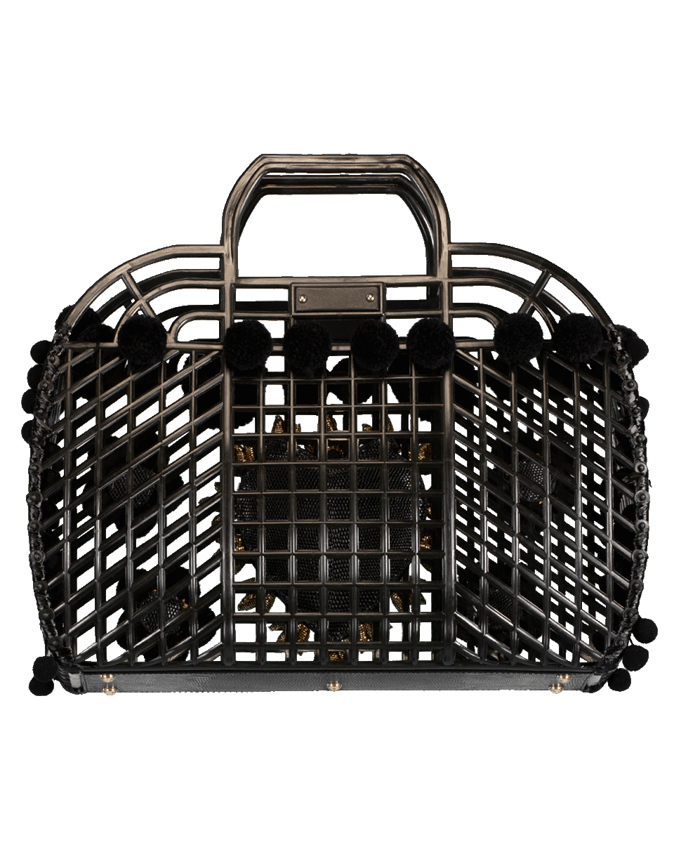 DOLCE & GABBANA-Kendra Basket Bag-BLACK