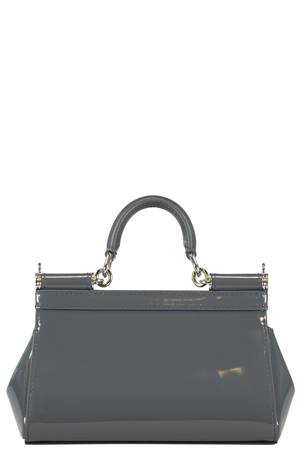 Black Sicily small grained-leather handbag | Dolce & Gabbana | MATCHES UK