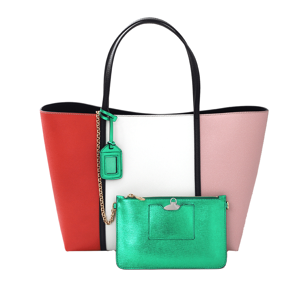 DOLCE & GABBANA-Color Block Shopper-MULTI