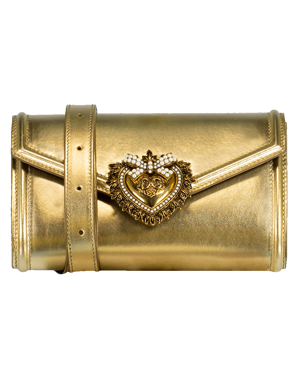 DOLCE & GABBANA-Oro Devotion Belt Bag-ORO