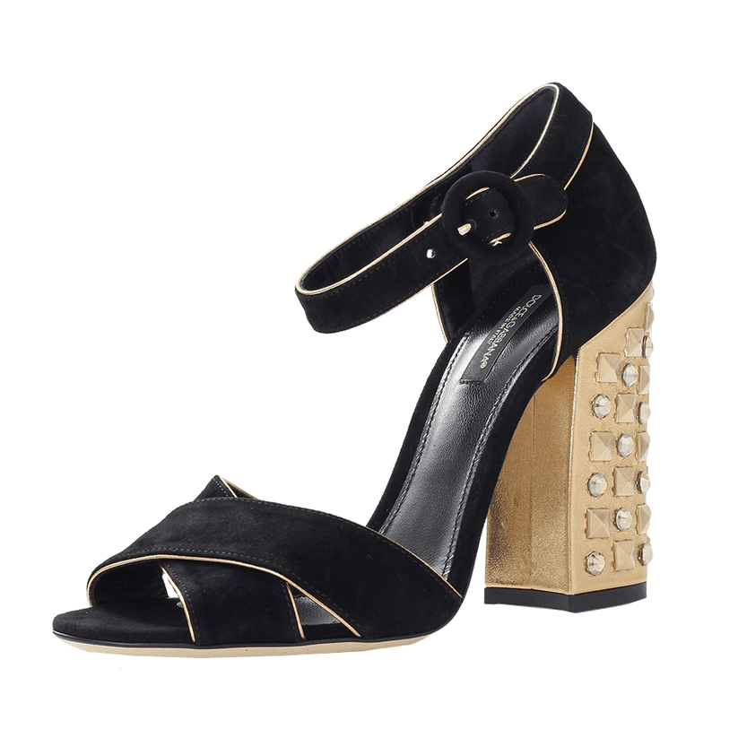 Sandal With Gold Heel – Marissa Collections