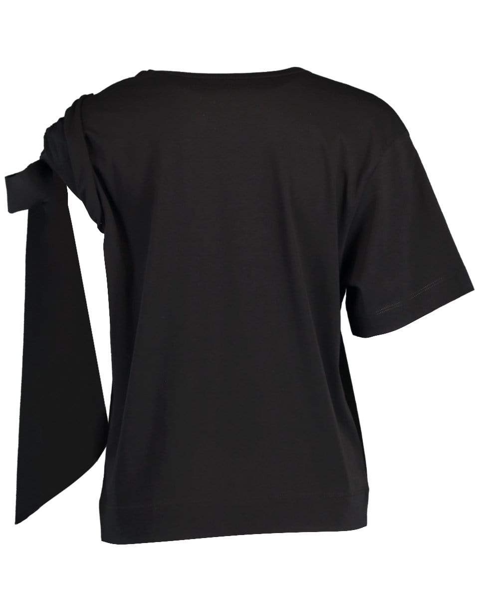 Horta One Shoulder Sleeve Tie Top CLOTHINGTOPT-SHIRT DRIES VAN NOTEN   