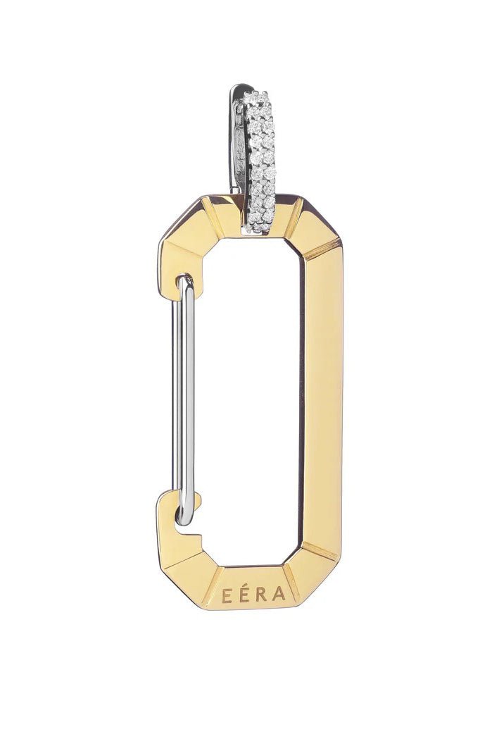 EÉRA-Large Gold Chiara Earring-WHITE GOLD