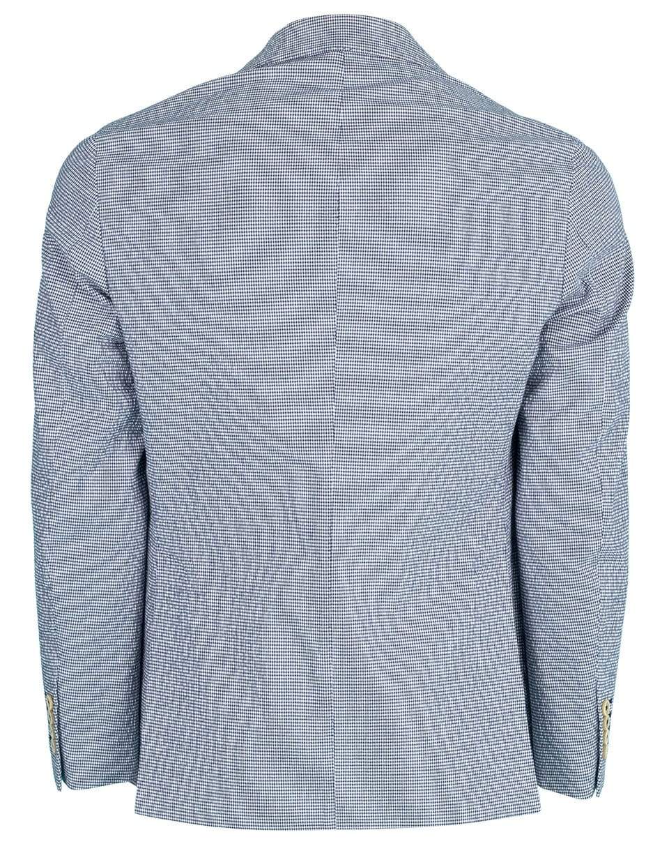 ELEVENTY-Blue Single Breasted Jacket-