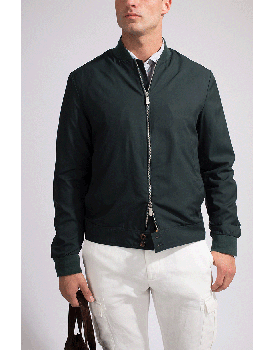 ELEVENTY-Silk Water Resistant Bomber-